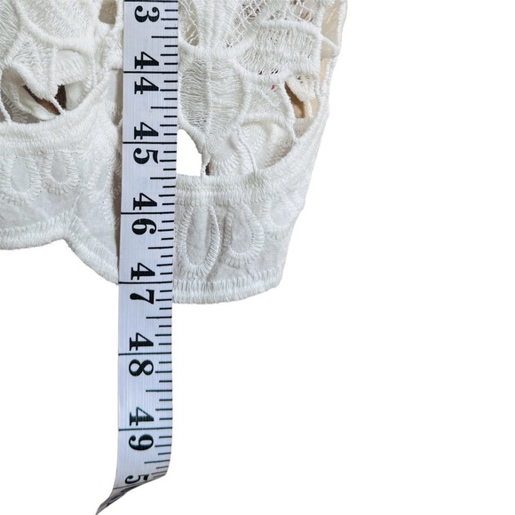 Farm Rio Off-White Richelieu Midi Dress NEW - Picture 10 of 11